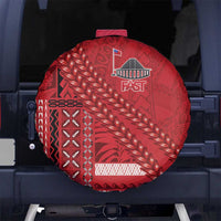 Samoa FAST Siapo Spare Tire Cover Tatau-Ulafala Vines - Polynesian Pride
