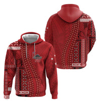 Samoa FAST Siapo Zip Hoodie Tatau-Ulafala Vines - Polynesian Pride