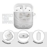Tonga White Sunday Fakame AirPods Case Tokelaufeletoa Kupesi LT7 - Polynesian Pride