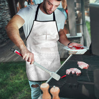 Tonga White Sunday Fakame Apron Tokelaufeletoa Kupesi LT7 - Polynesian Pride