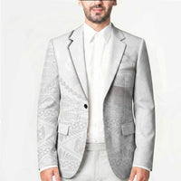 Tonga White Sunday Fakame Blazer Tokelaufeletoa Kupesi LT7 - Polynesian Pride