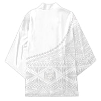 Tonga White Sunday Fakame Kimono Tokelaufeletoa Kupesi LT7 - Polynesian Pride