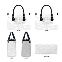 Tonga White Sunday Fakame Leather Bag Tokelaufeletoa Kupesi LT7 - Polynesian Pride