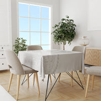 Tonga White Sunday Fakame Tablecloth Tokelaufeletoa Kupesi LT7 - Polynesian Pride