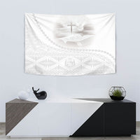 Tonga White Sunday Fakame Tapestry Tokelaufeletoa Kupesi