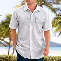 Niue White Sunday Tapu Fanau Hawaiian Shirt Fiti Pua Mix Hiapo Tapa LT7 - Polynesian Pride