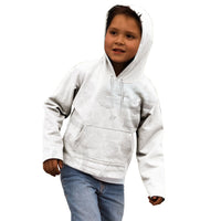 Niue White Sunday Tapu Fanau Kid Hoodie Fiti Pua Mix Hiapo Tapa