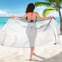 Niue White Sunday Tapu Fanau Sarong Fiti Pua Mix Hiapo Tapa LT7 - Polynesian Pride