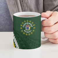 Cook Islands Rugby Personalized Avaiki Ceramic Mug GO Kuki