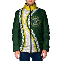Cook Islands Rugby Personalized Avaiki Padded Jacket GO Kuki