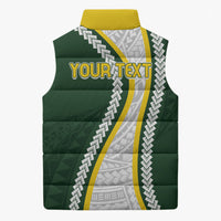 Cook Islands Rugby Personalized Avaiki Sleeveless Puffer Jacket GO Kuki