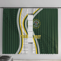 Cook Islands Rugby Personalized Avaiki Window Curtain GO Kuki