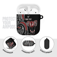 New Zealand Darts Personalized Hei Manaia AirPods Case Classic Kowhaiwhai