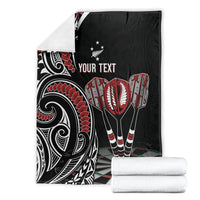 New Zealand Darts Personalized Hei Manaia Blanket Classic Kowhaiwhai