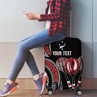 New Zealand Darts Personalized Hei Manaia Luggage Cover Classic Kowhaiwhai