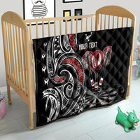 New Zealand Darts Personalized Hei Manaia Quilt Classic Kowhaiwhai
