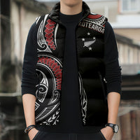 New Zealand Darts Personalized Hei Manaia Sleeveless Puffer Jacket Classic Kowhaiwhai