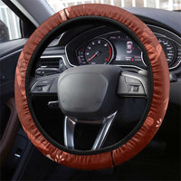 Aloha Hawaii Floral Tapa Steering Wheel Cover Patchwork Crimson LT7 - Polynesian Pride
