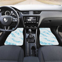 Aloha Hawaii Floral Tapa Car Mats Patchwork Turquoise - Polynesian Pride