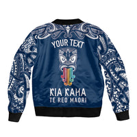 personalised-kia-kaha-te-reo-maori-bomber-jacket-hei-tiki-mix-koru-navy-blue