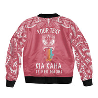 personalised-kia-kaha-te-reo-maori-bomber-jacket-hei-tiki-mix-koru-pink
