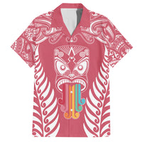 personalised-kia-kaha-te-reo-maori-kid-hawaiian-shirt-hei-tiki-mix-koru-pink