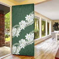 Ia Orana Tahiti Tiare Door Cover Sage Green Lei LT7 - Polynesian Pride