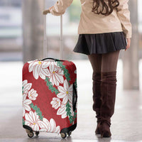 Ia Orana Tahiti Tiare Luggage Cover Crimson Lei LT7 - Polynesian Pride