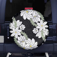 Ia Orana Tahiti Tiare Spare Tire Cover Black Lei LT7 No hole Black - Polynesian Pride