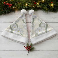 Ia Orana Tahiti Tiare Christmas Santa Hat Lemon Yellow Lei - Polynesian Pride