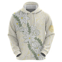 Ia Orana Tahiti Tiare Hoodie Lemon Yellow Lei - Polynesian Pride