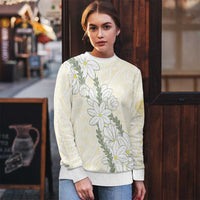 Ia Orana Tahiti Tiare Ugly Christmas Sweater Lemon Yellow Lei LT7 - Polynesian Pride