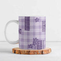 Hawaiian Quilt Tapa On Lilac Palaka Motifs Ceramic Mug LT7 Lilac - Polynesian Pride