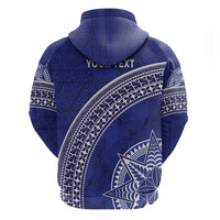 Tupou College Toloa Zip Hoodie Ngatu Tapa Mix Style