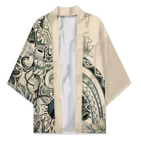 Aloha Hawaii Tapa Kimono Summer Green Hawaiian Ipu LT7 Unisex Emerald - Polynesian Pride