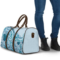 Aloha Hawaii Tapa Travel Bag Cool Turquoise Hawaiian Ipu - Polynesian Pride