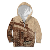 Samoa Mamanu Siapo Mocha Kid Hoodie Tatau Malie