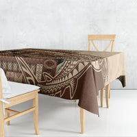 Samoa Mamanu Siapo Mocha Tablecloth Tatau Malie