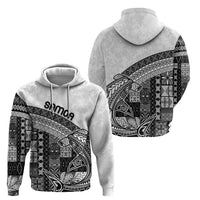 Samoa Mamanu Siapo Classic Black Hoodie Tatau Malie