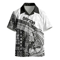 Samoa Mamanu Siapo Classic Black Kid Hawaiian Shirt Tatau Malie