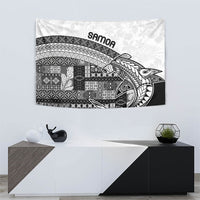 Samoa Mamanu Siapo Classic Black Tapestry Tatau Malie