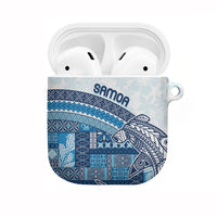 Samoa Mamanu Siapo Royal Blue AirPods Case Tatau Malie