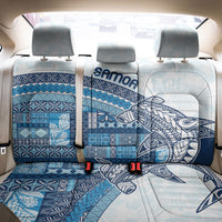Samoa Mamanu Siapo Royal Blue Back Car Seat Cover Tatau Malie