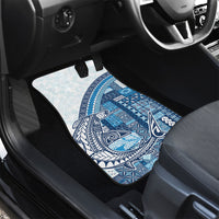 Samoa Mamanu Siapo Royal Blue Car Mats Tatau Malie