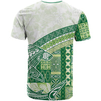 Samoa Mamanu Siapo Forest Green T Shirt Tatau Malie