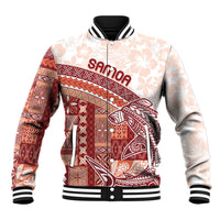 Samoa Mamanu Siapo Crimson Baseball Jacket Tatau Malie