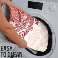 Samoa Mamanu Siapo Crimson Bathroom Set Tatau Malie