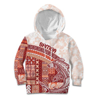 Samoa Mamanu Siapo Crimson Kid Hoodie Tatau Malie