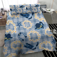 Aloha Hawaii Paniolo Jeans Palaka Bedding Set Coastal Rodeo - Polynesian Pride