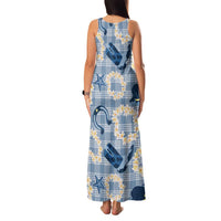 Aloha Hawaii Paniolo Jeans Palaka Family Matching Tank Maxi Dress and Hawaiian Shirt Coastal Rodeo LT7 - Polynesian Pride